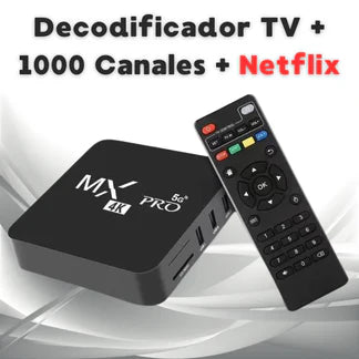🚨OFERTA SOLO POR HOY🚨TV BOX PRO CON 1.000 CANALES INSTALADOS +ENVÍO GRATIS🏡🚚