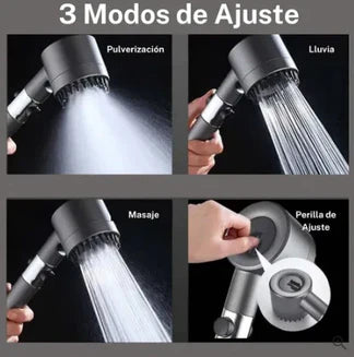 ¡SUPER OFERTA!💥CABEZAL DE DUCHA ALTA PRESIÓN AJUSTABLE 2X1 +ENVÍO GRATIS🎁🚚