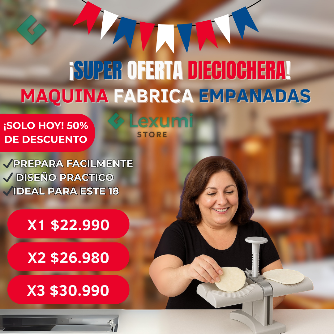 ¡OFERTA DE HOY!⌛Máquina Fabricadora empanadas +ENVIO GRATIS🏡🚚