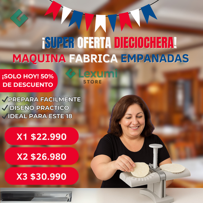¡OFERTA DE HOY!⌛Máquina Fabricadora empanadas +ENVIO GRATIS🏡🚚
